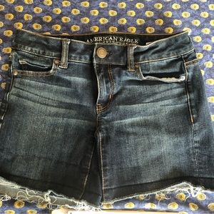 American Eagle Jean Shorts size 0